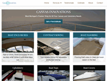 Tablet Screenshot of canvasinnovations.us